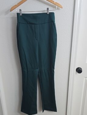 Express Teal Wide-Leg High-Rise Pants